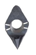 Fasenfräser-Wendeplatte 60° X060A60T6-NC2032
