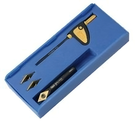 Nine9 Gravier-Set 45° inkl. 3 Wendeplatten