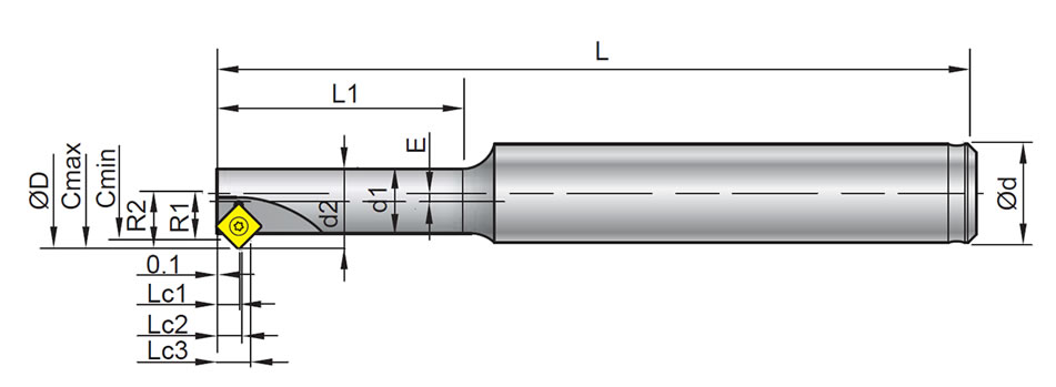 Faswerkzeug für Wendeplatten